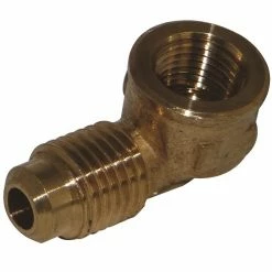 JMF Company 3/8 Fl x 3/8 Fip 90 Elbow Lead Free - 4503058 - Hardware