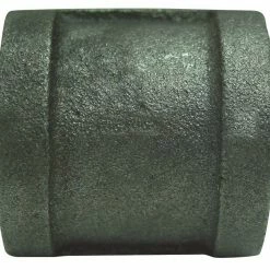 JMF Company 1 Fip x 1/2 Fip Black Coupling Barcoded - 3516516089802 - Hardware
