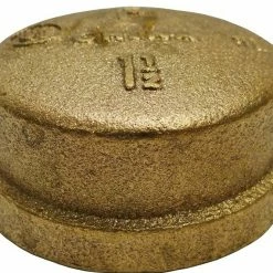 JMF Company 1 1/4 Fip Brass Cap Lead Free - 4534996 - Hardware