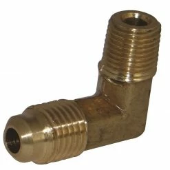 JMF Company 1/2 Fl x 3/8 Mip 90 Elbow Lead Free - 4503025 - Hardware