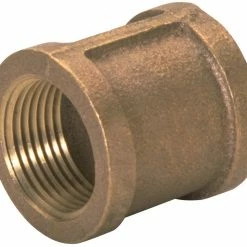 JMF Company 1 1/2 Fip x 1 1/2 Fip Brass Coupling Lead Free - 4535050 - Hardware