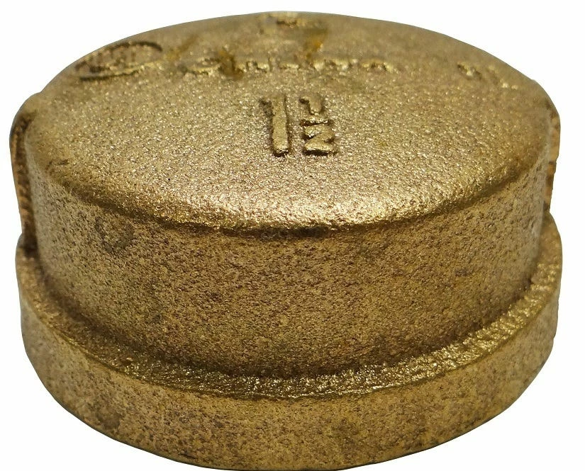 JMF Company 1 1/2 Fip Brass Cap Lead Free - 4535001 - Hardware 4 JMF Company 1 1/2 Fip Brass Cap Lead Free - 4535001 - Hardware - Image 2