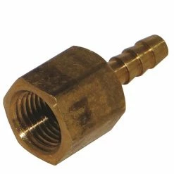 JMF Company 1/4 Hb x 1/8 Fip Hose Barb Adapter Lead Free - 4504429 - Hardware